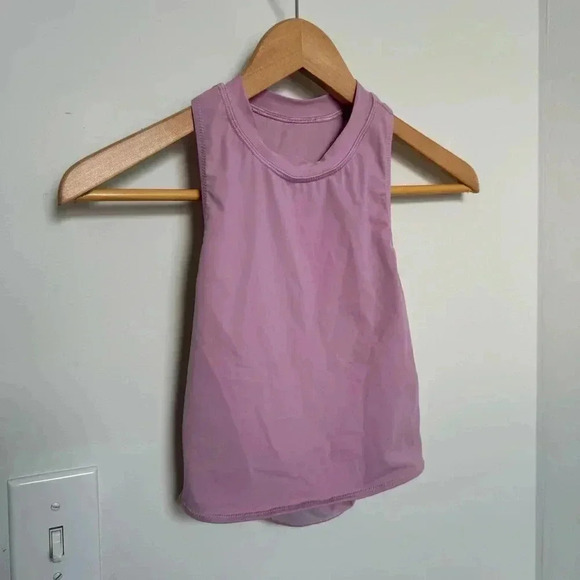 Lululemon high neck cross back cropped top 4 - Picture 4 of 5